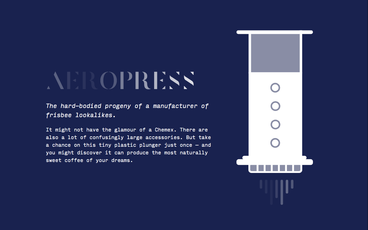 Aeropress illustration